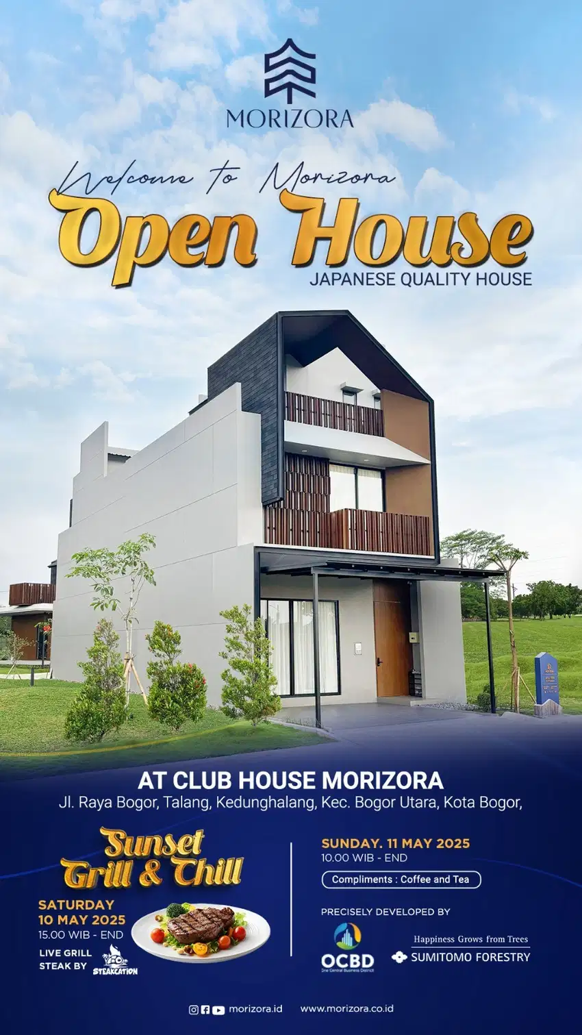 Rumah baru developer di kawasan ocbd bogor, harga mulai dari 1,3 M,