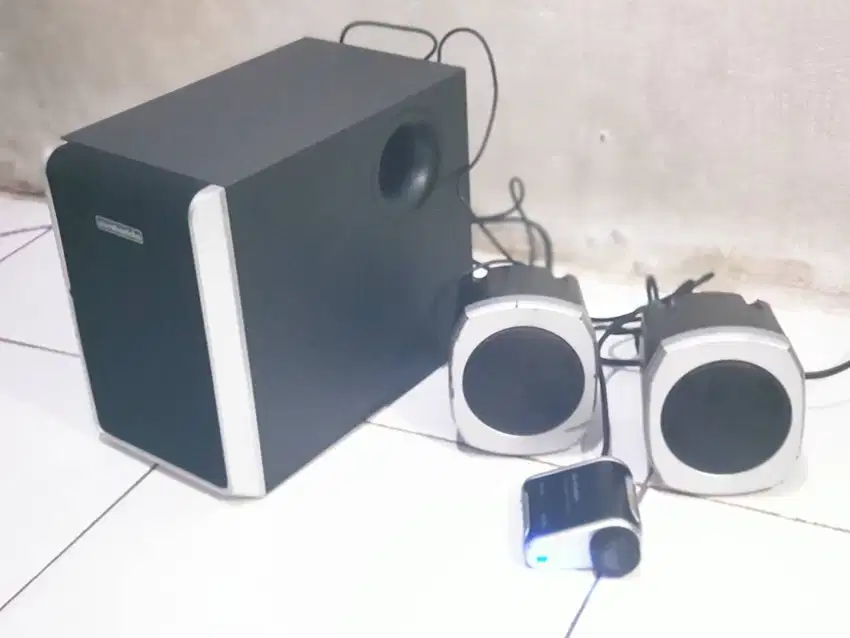 speaker aktif 2.1 SimbaDDa X series (built up), masih mulus bersegel