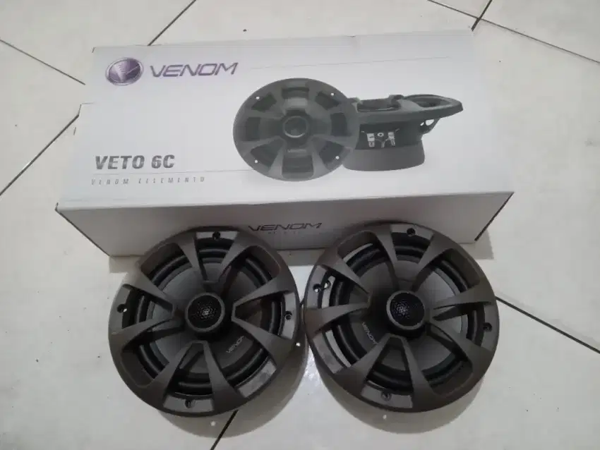 Speaker coaxial 6 inci venom veto,harga unit saja
