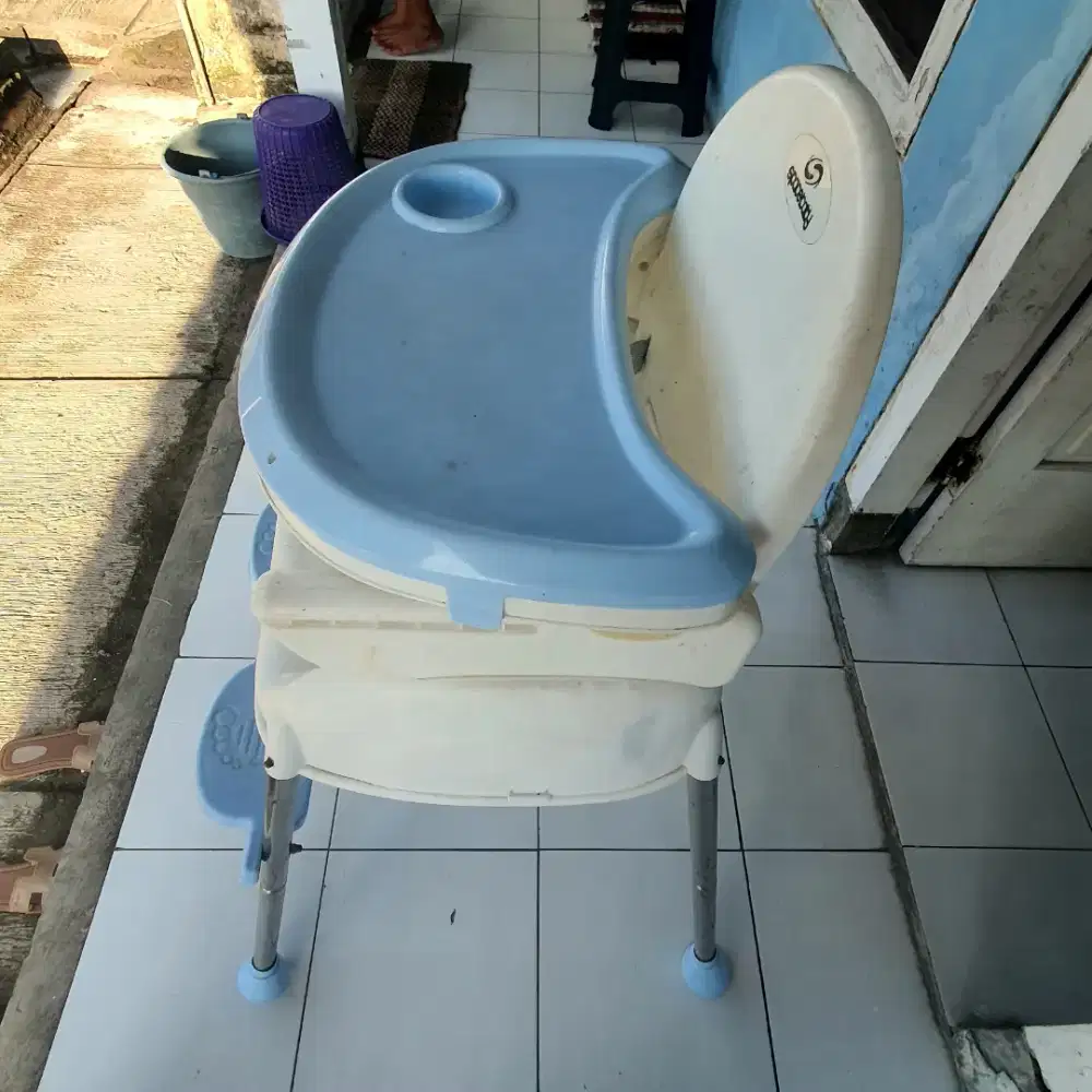 Spacebaby baby booster dan high chair kursi makan bayi