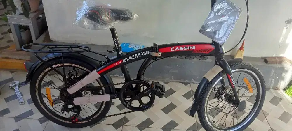 Sepeda Lipat Cassini by Trex ukuran 20 in Kondisi Baru