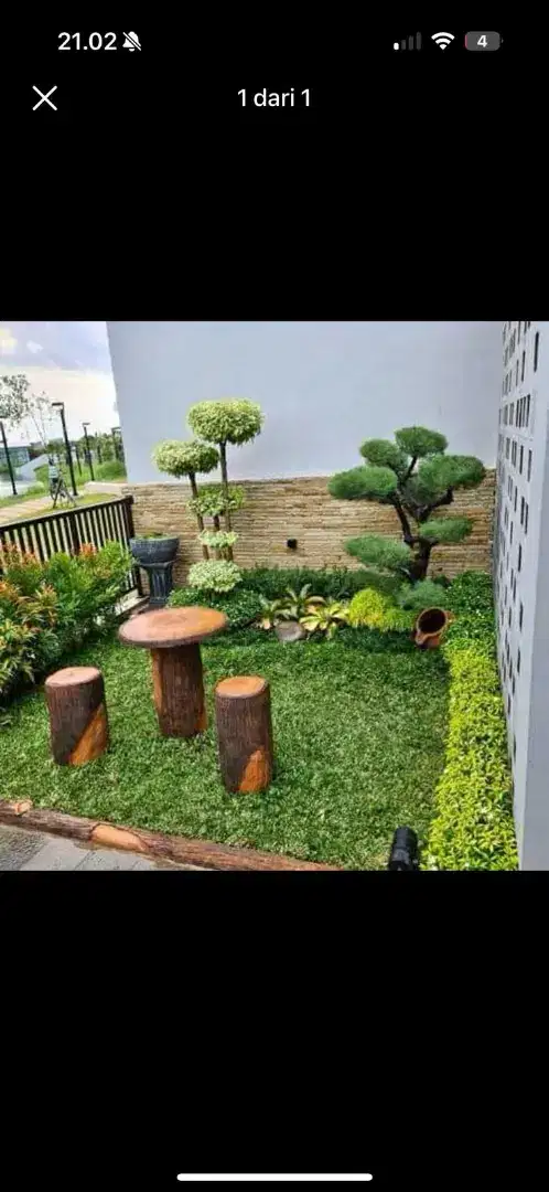 jasa pembuatan taman rumah