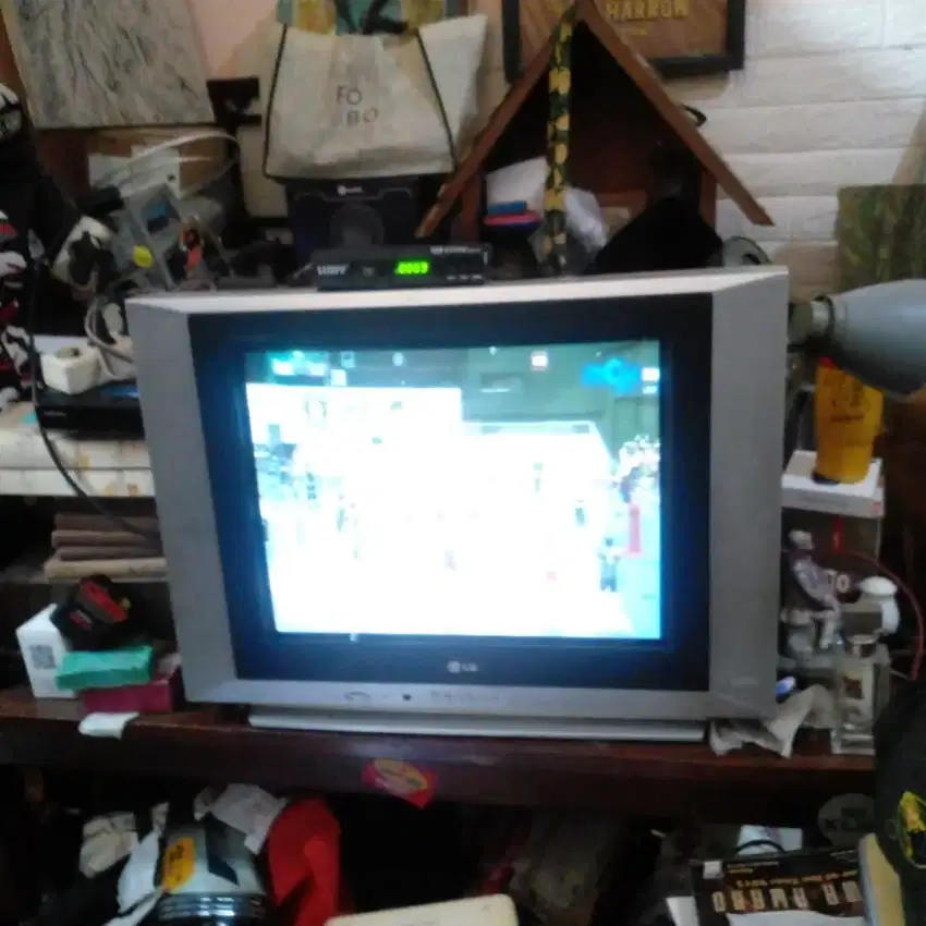 Tv LG flatron free setbox luby gambar bersih