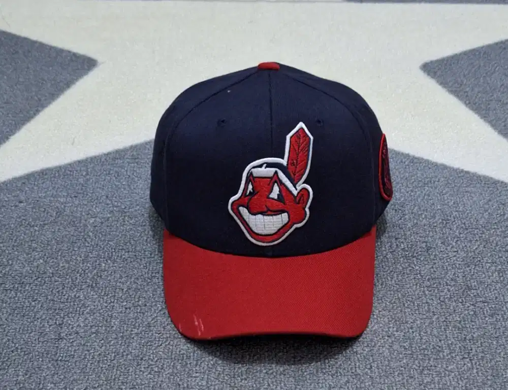 Topi mlb indians original unik rare