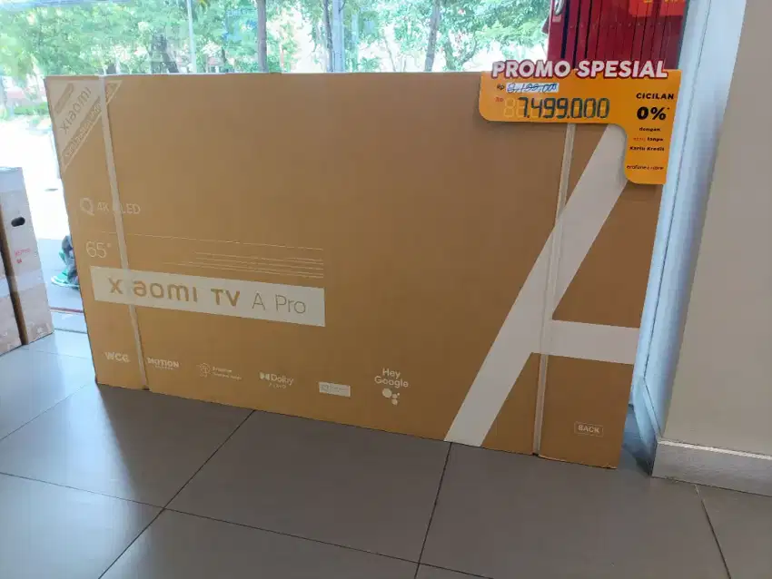 XIAOMI GOOGLE TV A PRO 65 QLEED POTONGAN 700k CICILAN 0% 24 BULAN