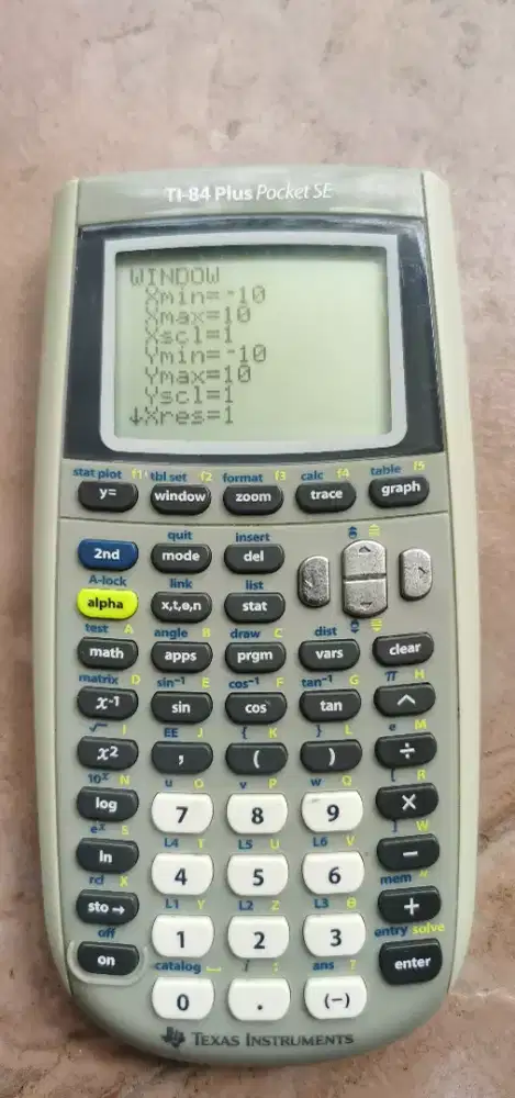 TI 84 plus pocket se