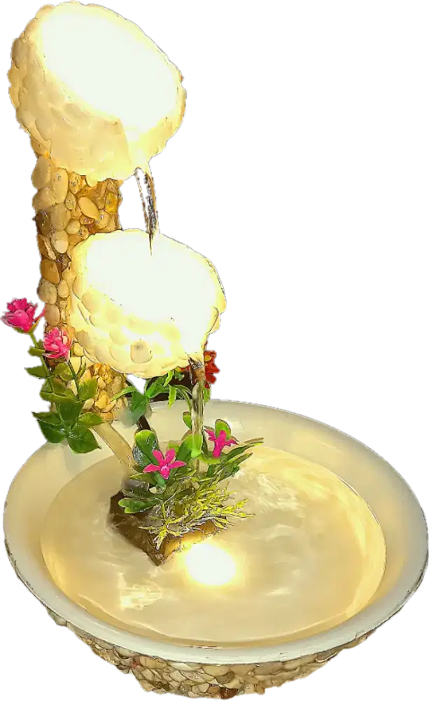 Mini Air Mancur Dilengkapi Mesin Dan Lampu