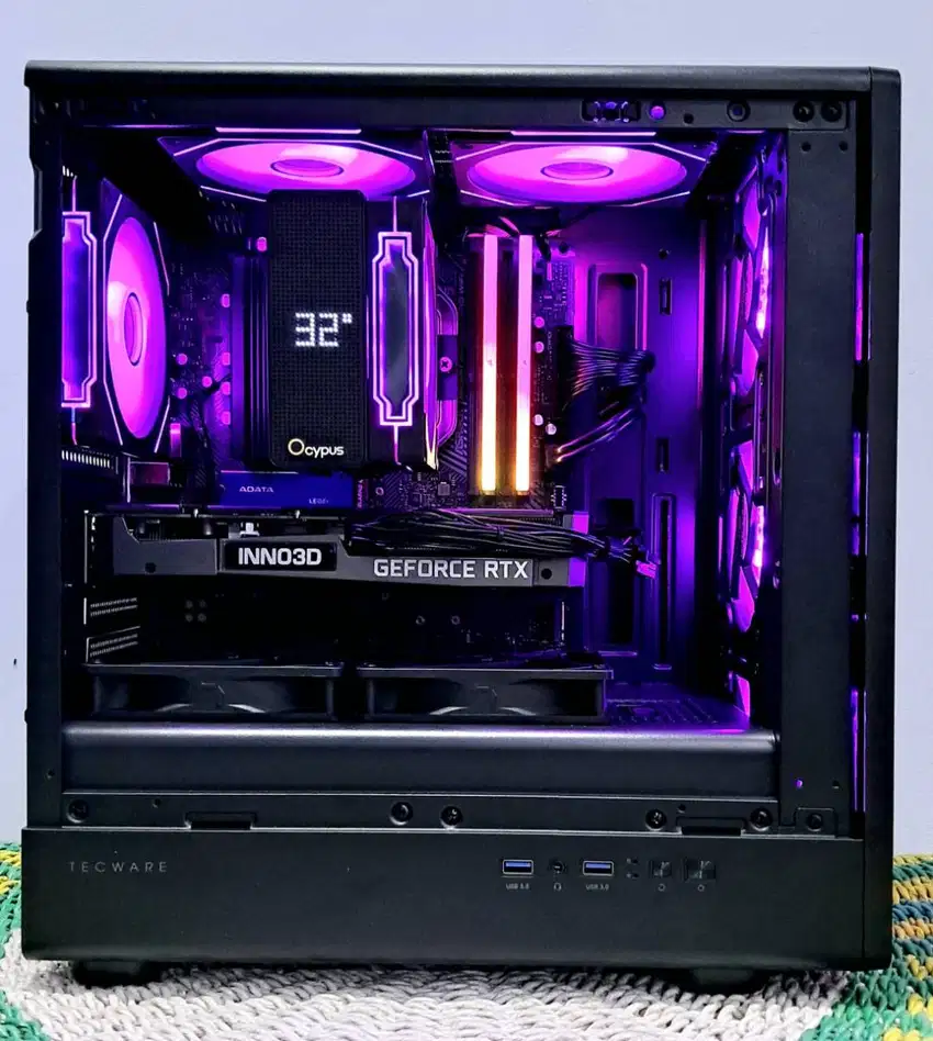 Gaming PC Ryzen 7 8700F Wifi AM5 RTX 4060Ti DDR5 32GB DDR5 RGB Render