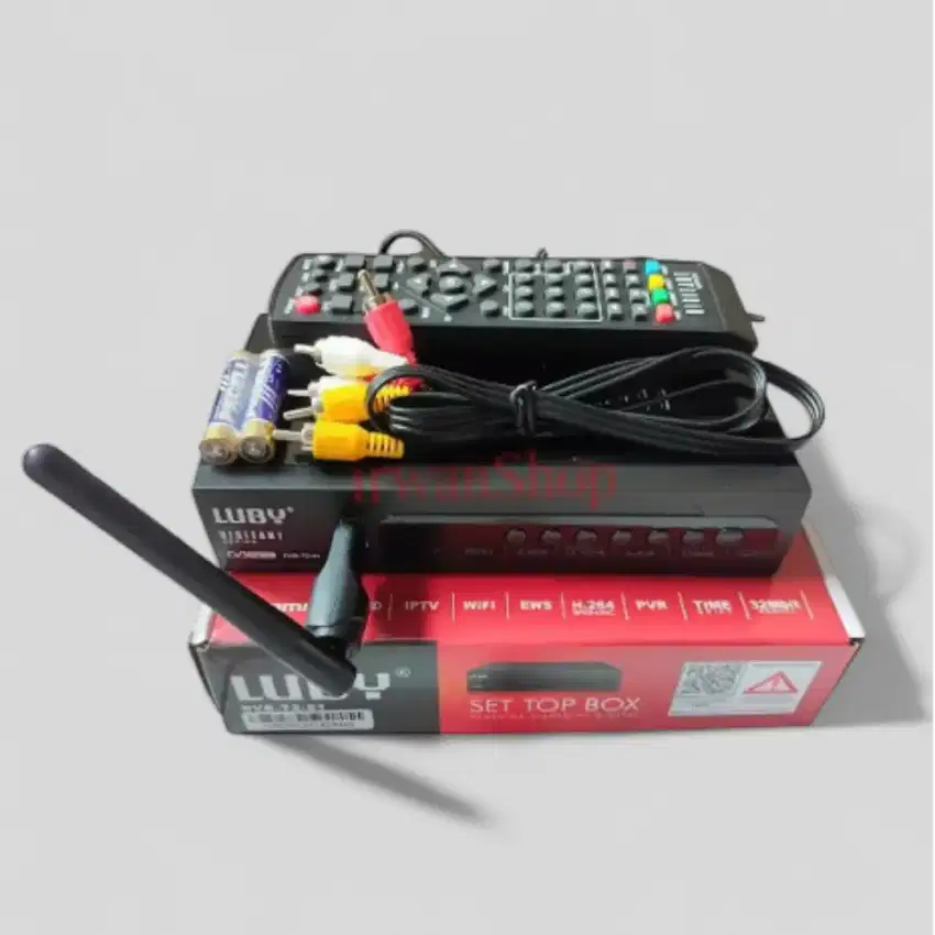 STB TV Digital Set Top Box DVB T2 - Luby DVB-T2-02