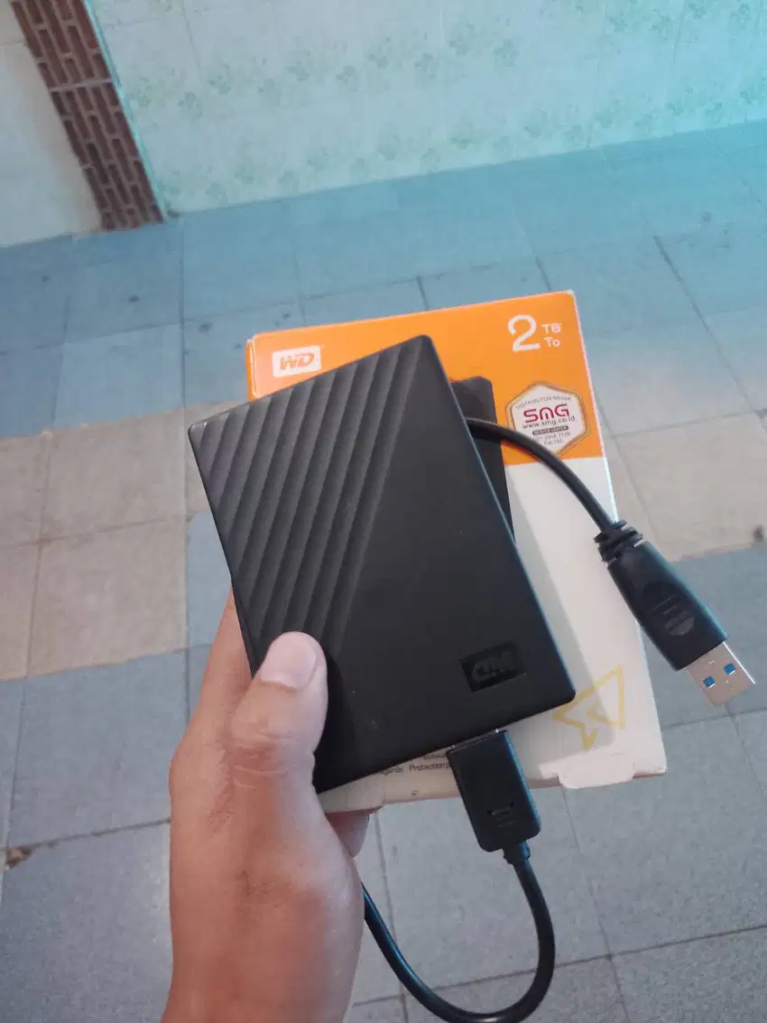 HDD WD harddisk 2TB Original like NEW!