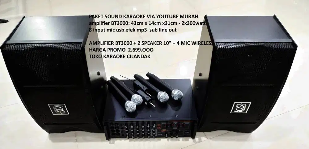 PAKET SOUND KARAOKE VIA YOUTUBE MURAH