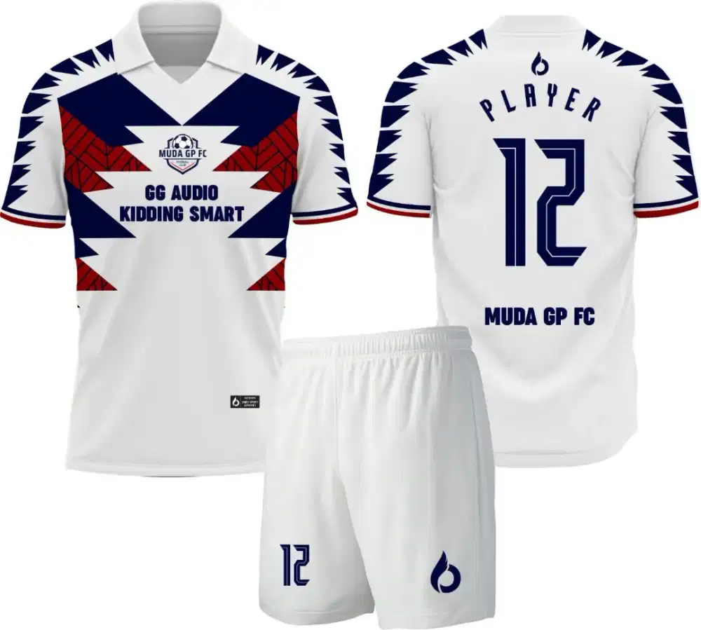 Jersey bermacm ukuran