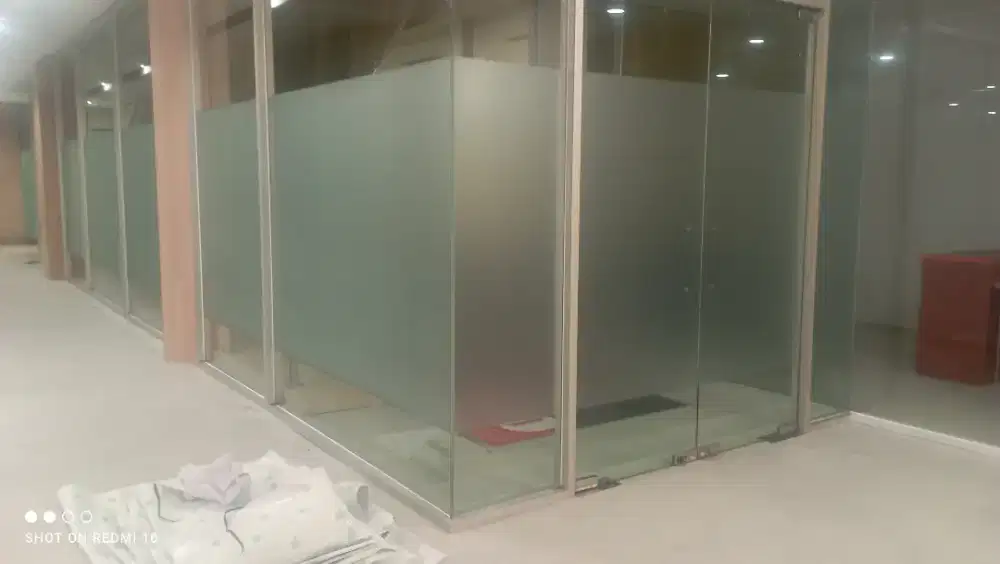 Kaca film sticker sandblast