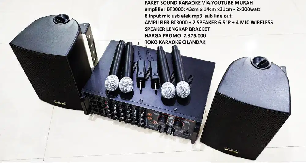 paket sound system karaoke