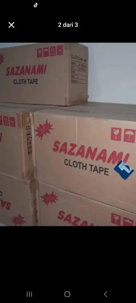 Jual lakban kain coklat murah