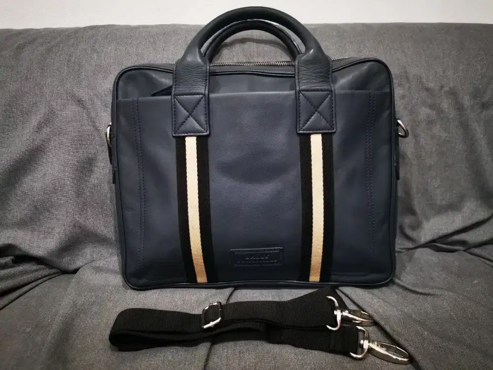 Bally Tedal Briefcase Laptop bag tas pria original brandes
