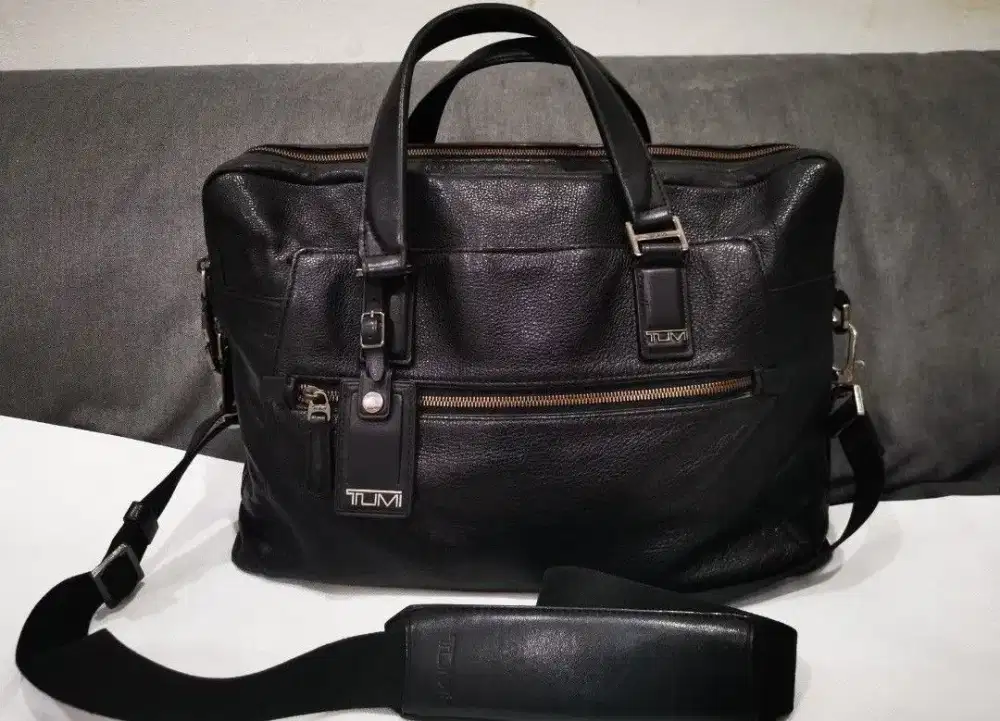 Tumi Beacon Hill Leather briefcase bag tas selempang pria men original