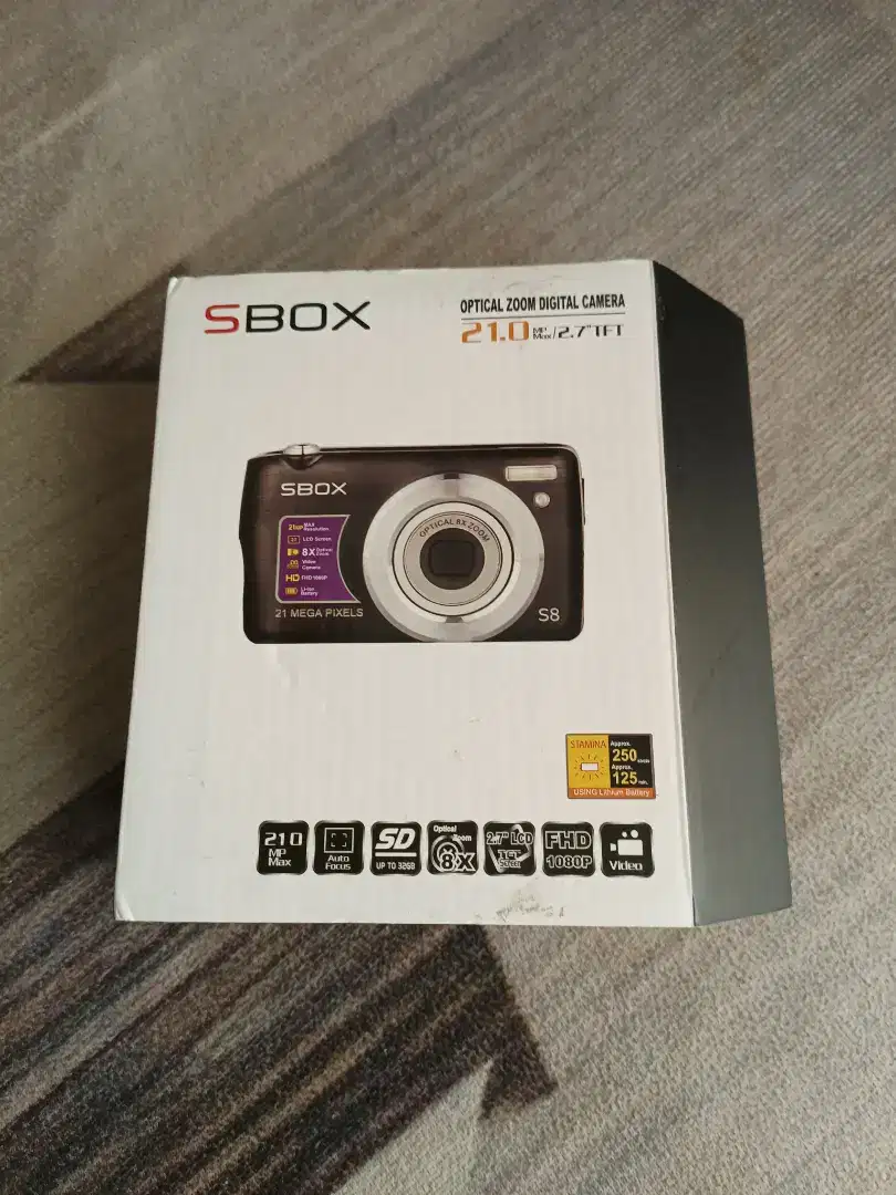 Camera Digital SBOX S8 21Megapixels Optical Zoom
