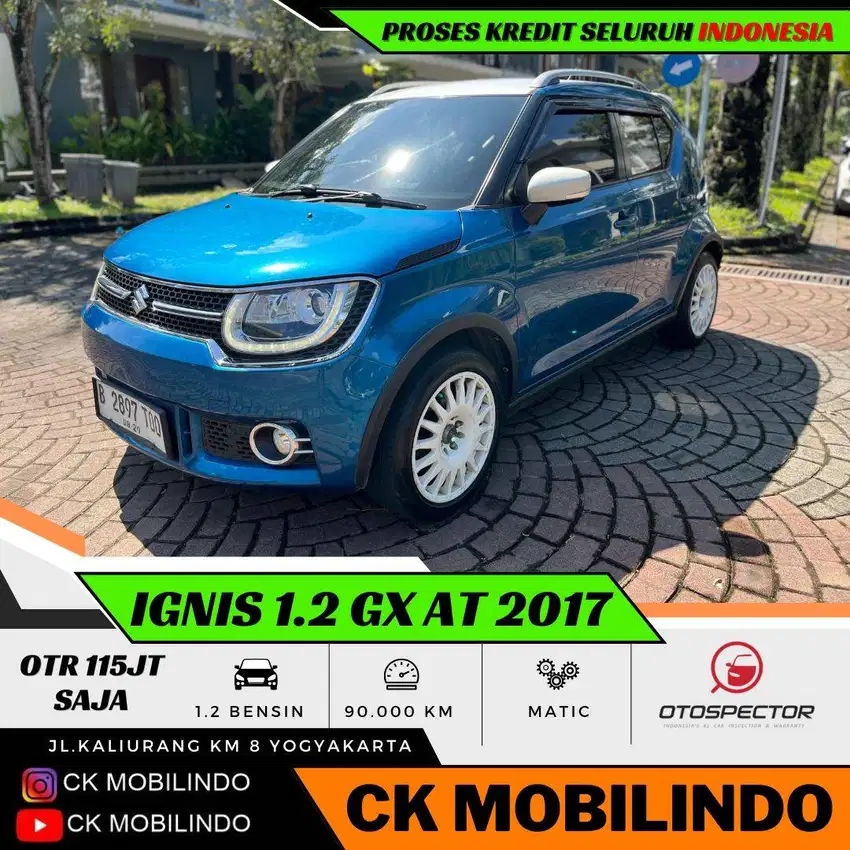 (Dp5jt) Suzuki Ignis GX Matic 2017 ORISINIL Kredit Murah