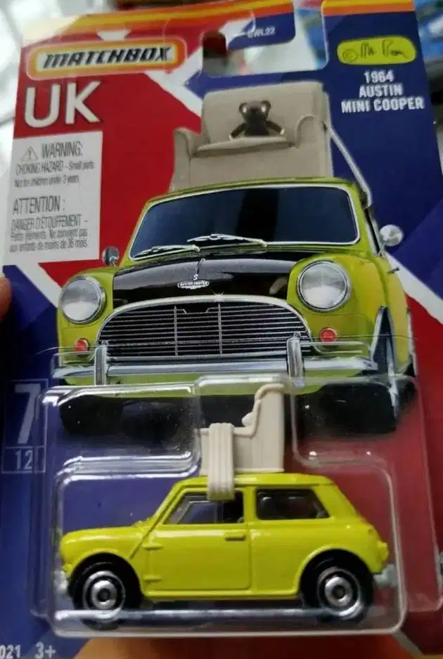 Matchbox UK Austin Mini Cooper Mr Bean