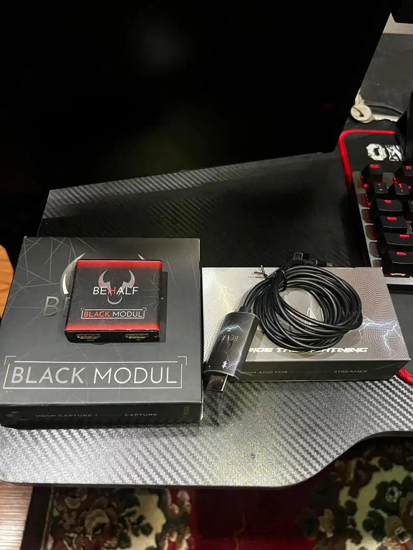 BEHALF BLACK MODUL GAME CAPTURE + KABEL MHL BEHALF RIDE THE LIGHTNING