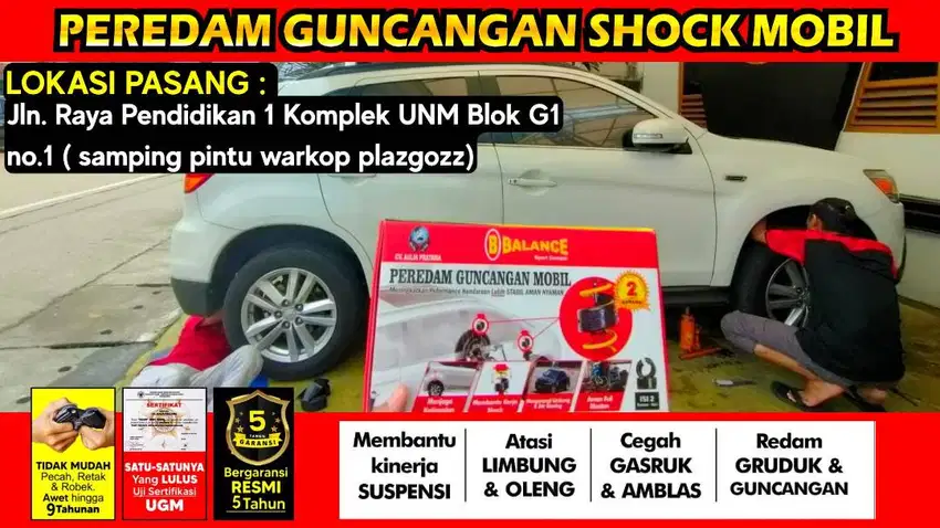 AMPUH BIKIN MOBIL EMPUK. peredam guncangan mobil MAKASSAR Siap pasang