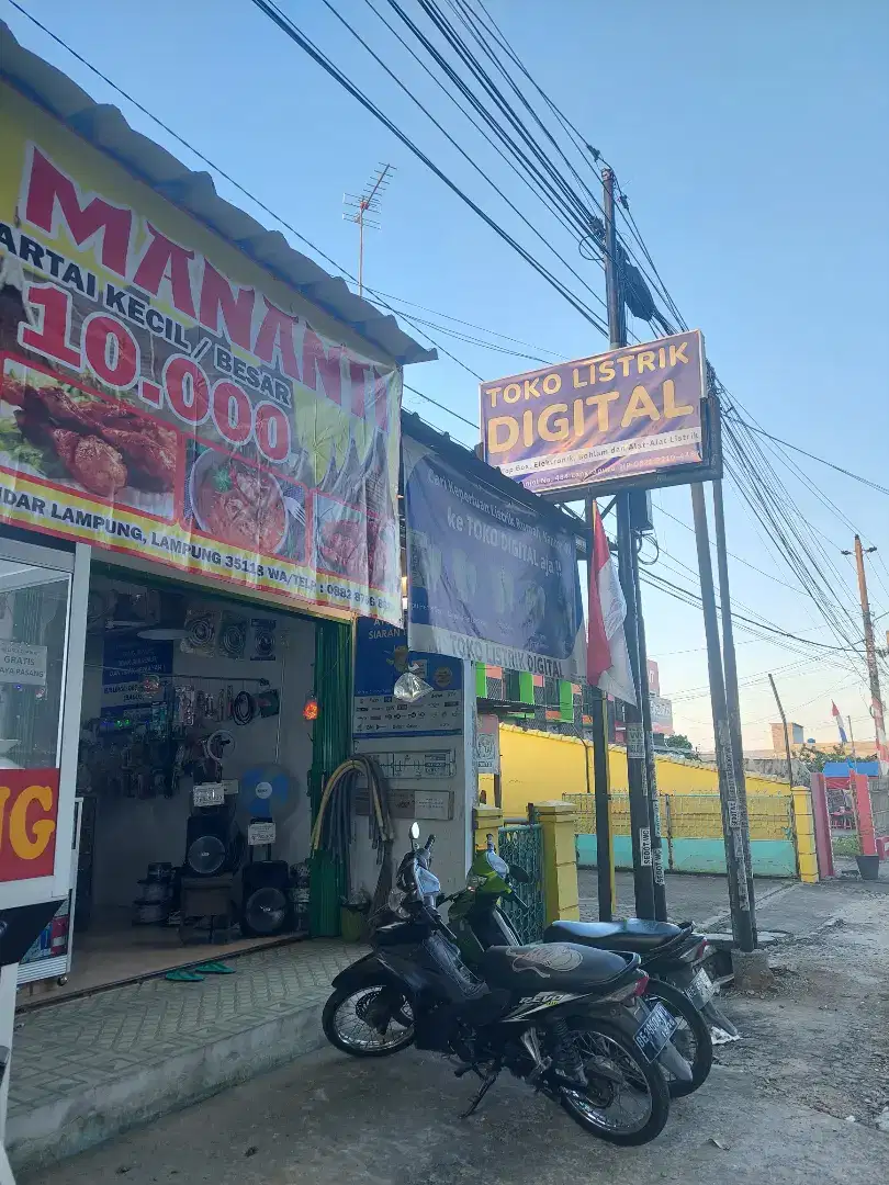 Neon Box Plus Tiang Lengkap Dengan Lampu dan Colokan