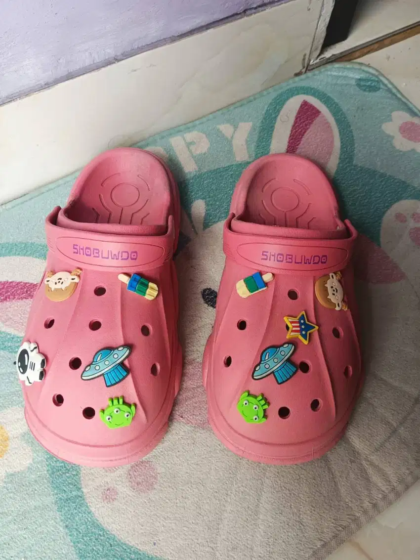Sandal Wanita Cewek Remaja Kekinian Ringan Anti Air Selop Korea Sendal