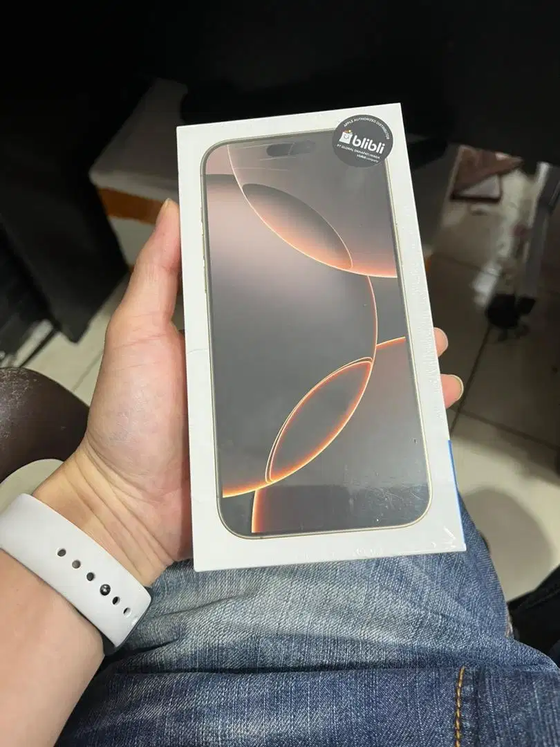 Iphone 16 pro max 256 resmi new segel original deesert titanium net aj