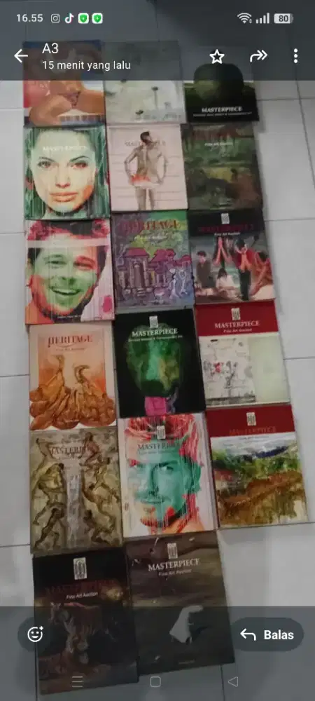 Dijual buku lelang lukisan