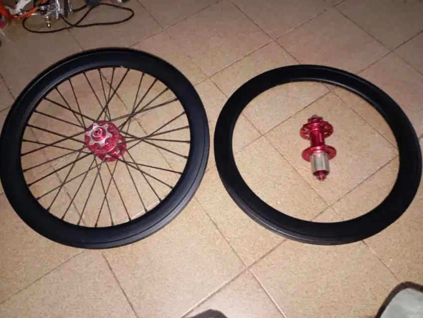 Raze hub freehub bekas pakai 9 speed rims 20
