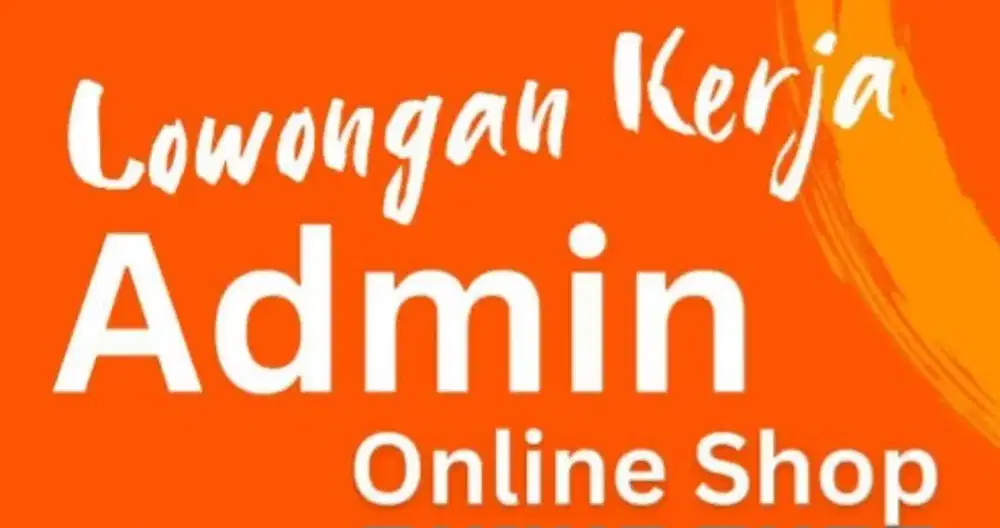 Lowongan Kerja Admin Online Shop ( Khusus Wanita )