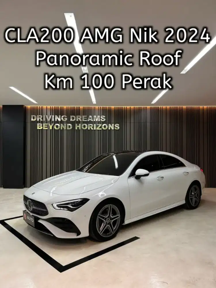 Mercedes Benz CLA200 2024 Mercy CLA 200 Putih Panoramic B1635NDY