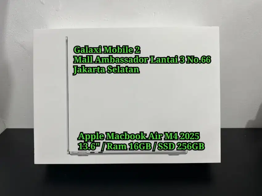 Apple Macbook Air M4 13inch 16GB SSD 256GB Cash Kredit Tukar Tambah