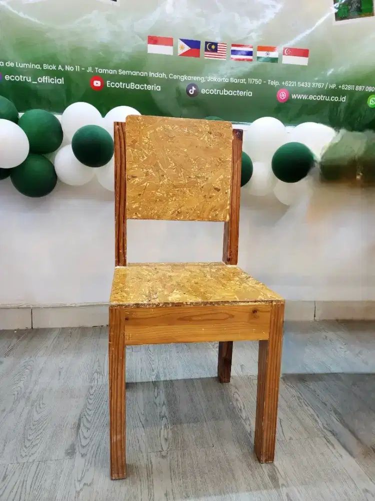 Kursi Kecil Pendek Kayu Jati Belanda 1 pcs Kuat Kokoh