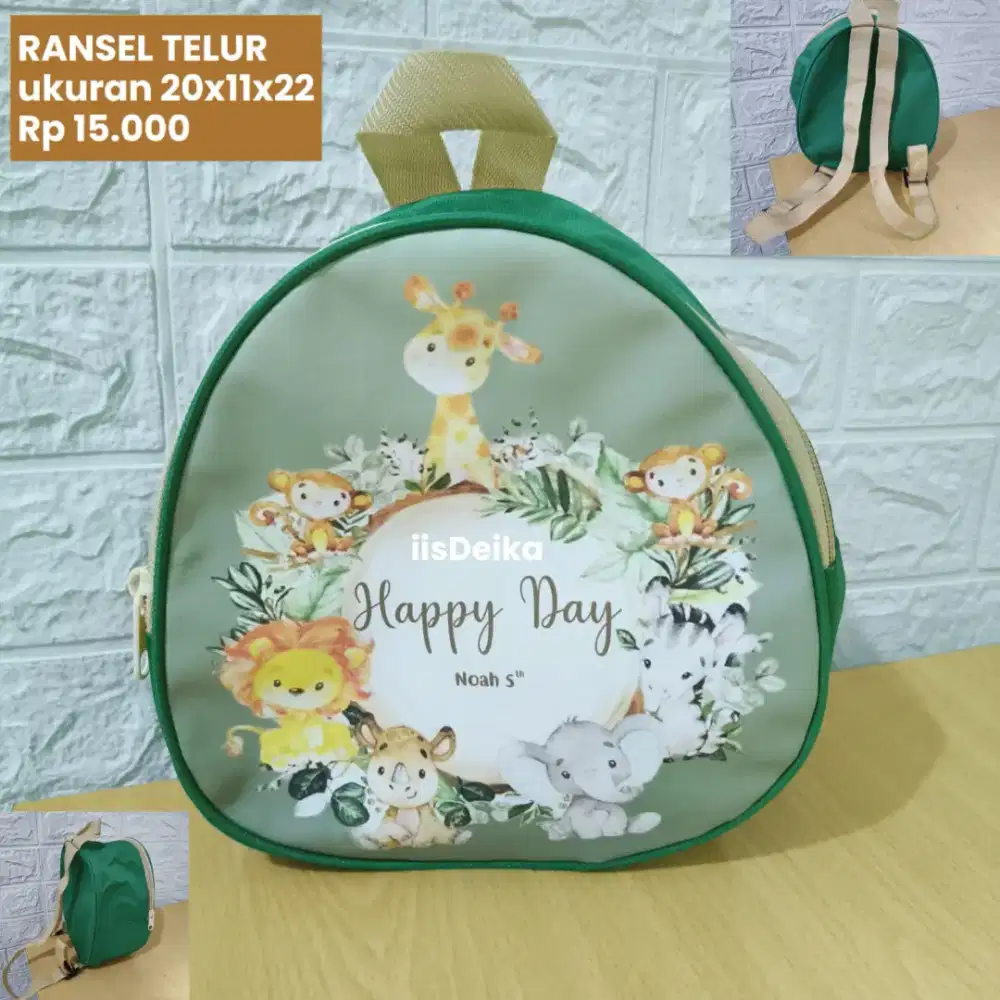 Tas RANSEL TELUR