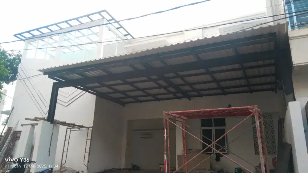 Kanopi minimalis pagar dan stenlis termurah