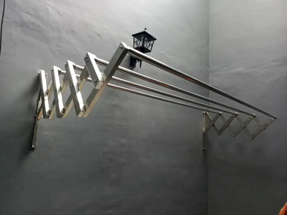 Jemuran lipat dinding stanlis