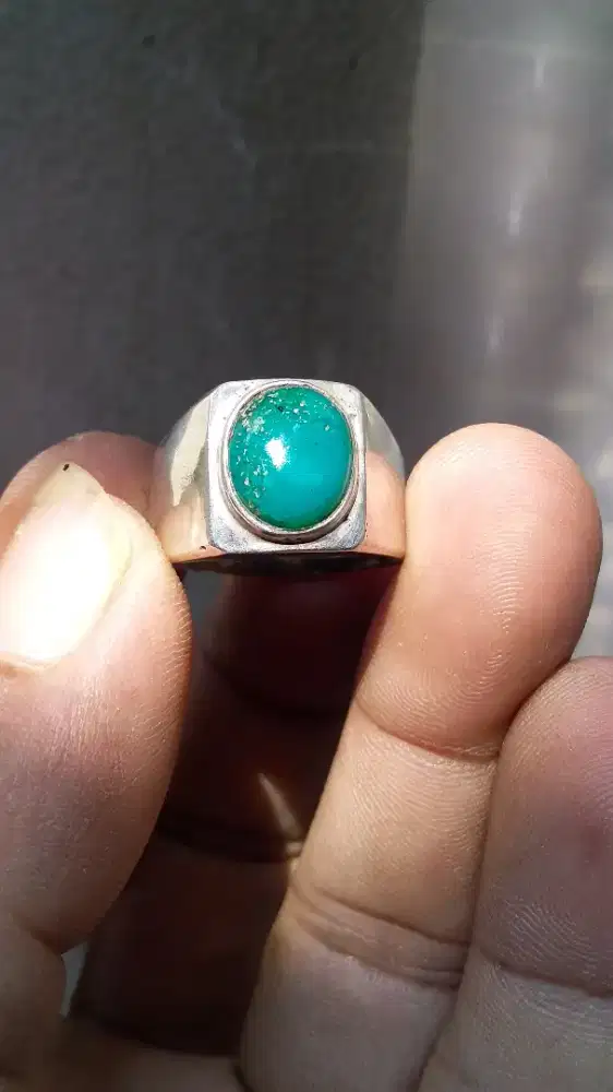 Batu Bacan Doko ring Perak