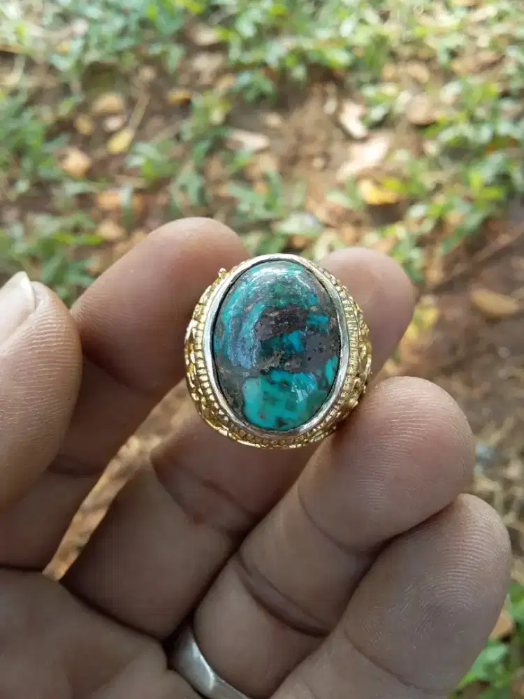 Batu Akik Pirus Warna Gradasi