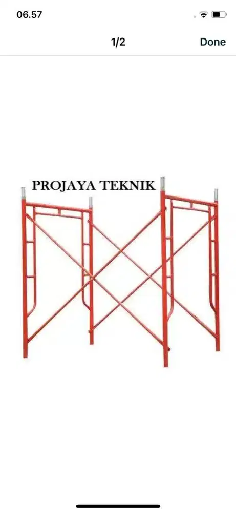 Steger scafolding 170 cm sedia ukuran lainnya bisa sewa juga
