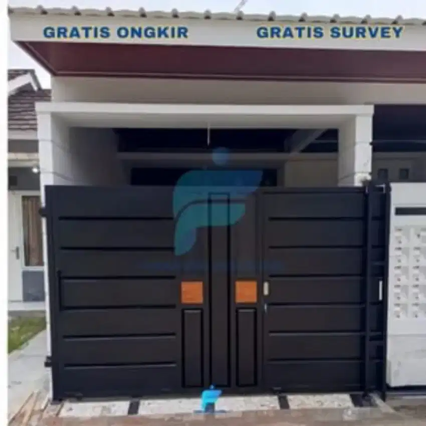 Pintu dorong minimalis
