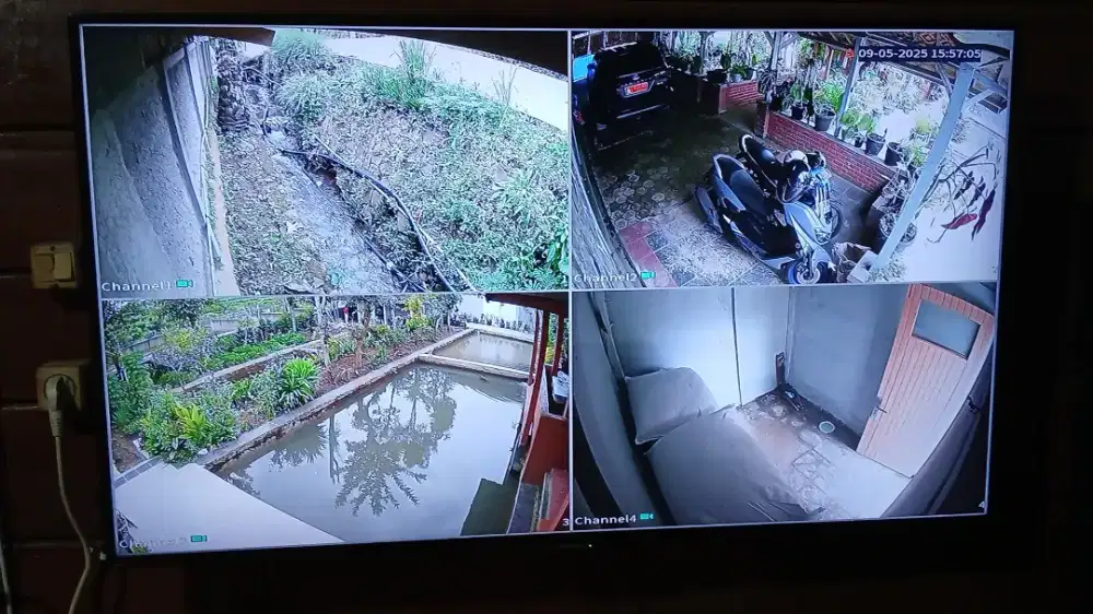 Paket 4 Kamera CCTV murah 2mp Bandung Bergaransi
