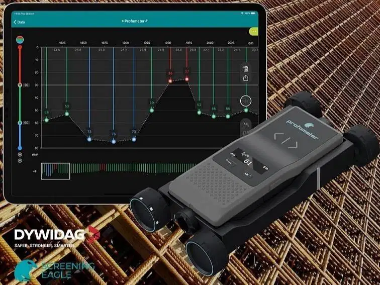 Profometer Rebar Diameter & Cover Meter PM8000 Pro