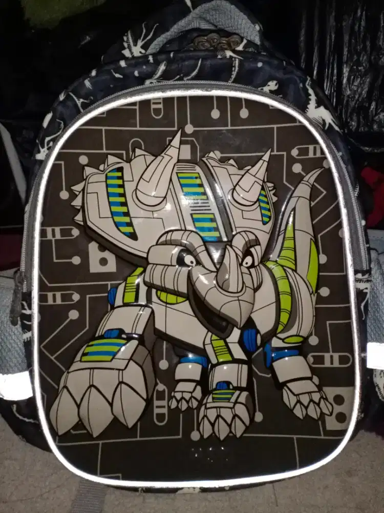 Jual tas gambar timbul dinosaurus