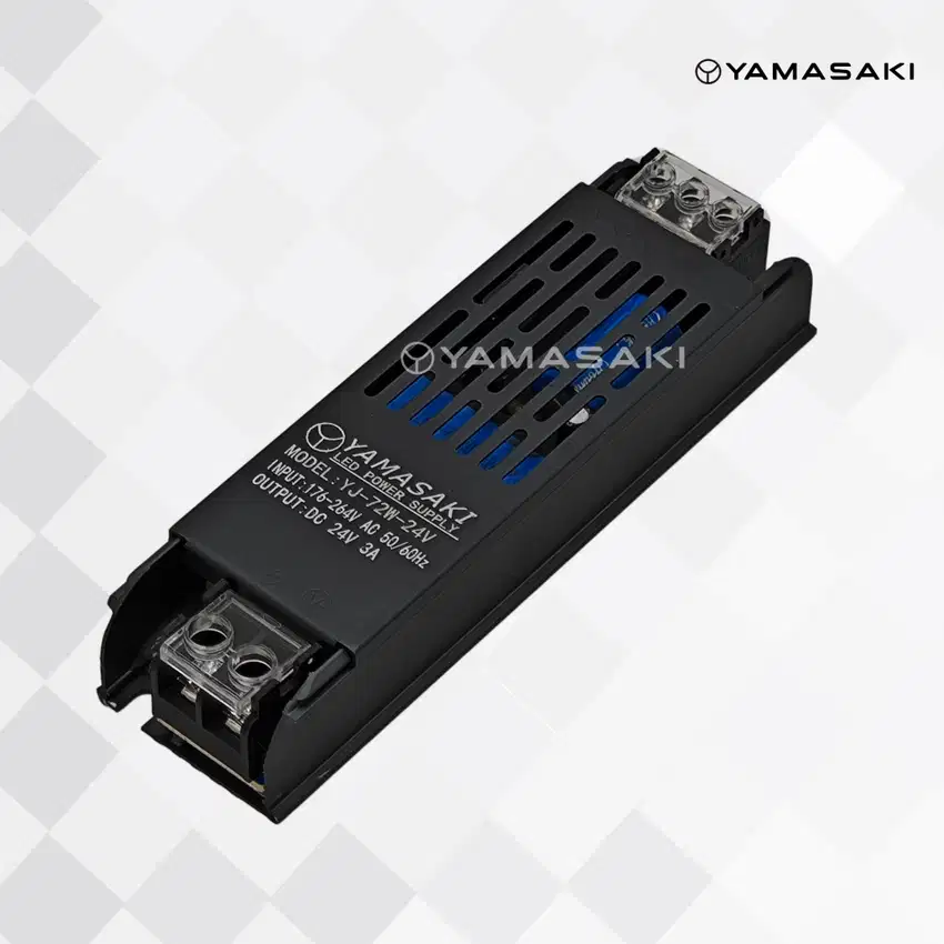 Yamasaki Trafo Adaptor Power Supply Slim 24V 3A Blue Color FULL POWER