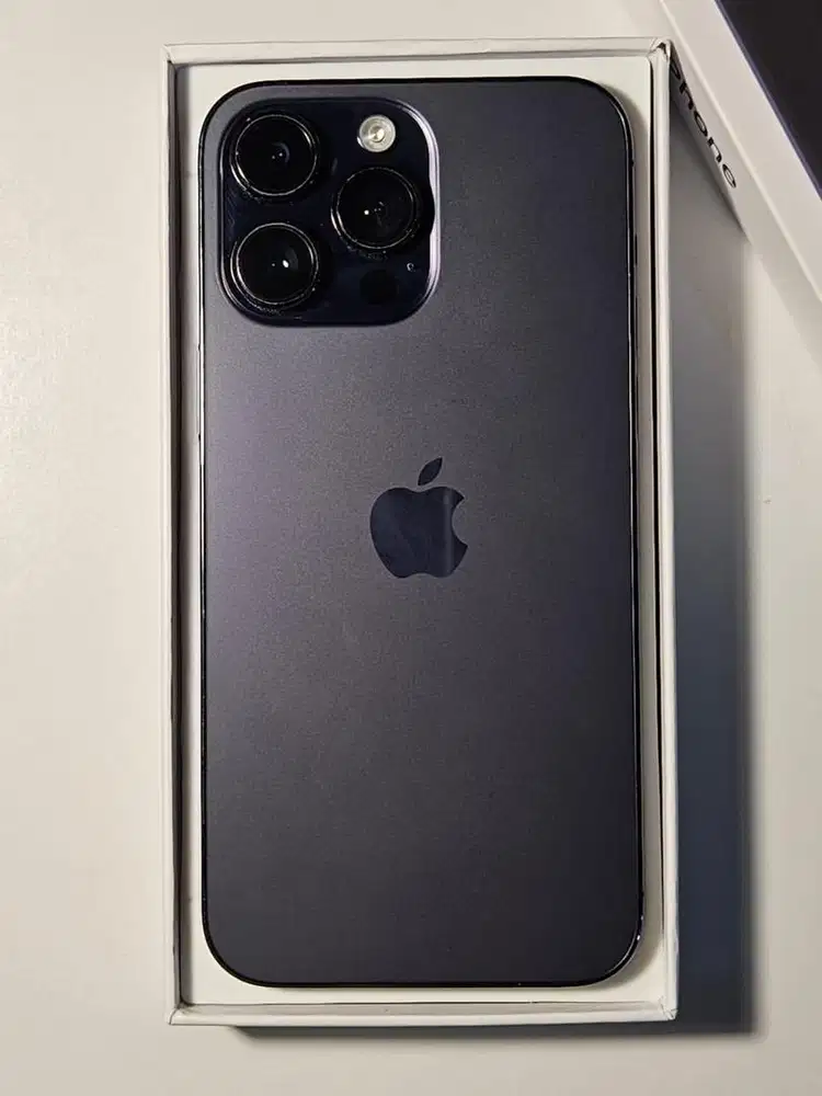 Jual cepat iphone 14 pro max 128gb deep purple ex ibox