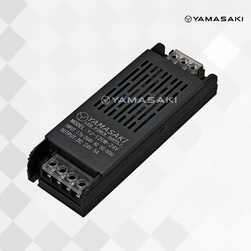 Yamasaki Trafo Adaptor Power Supply Slim 24V 5A Blue Color FULL POWER