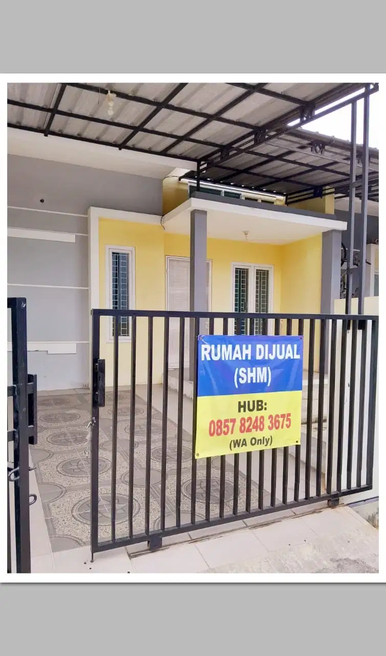 Dijual cepat rumah dalam cluster : Cimuning Royal Residence.