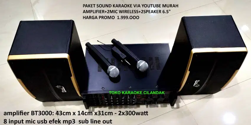 paket sound speaker 6,5in